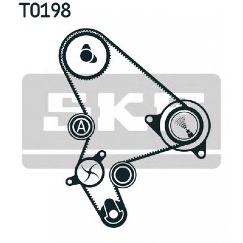 VKMC 03266 SKF - Насос охолоджуючої рідини + комплект зубчатого ремня